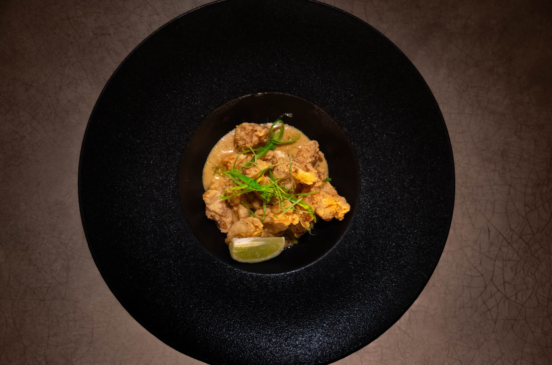 Beignets de calamars — vue du dessus